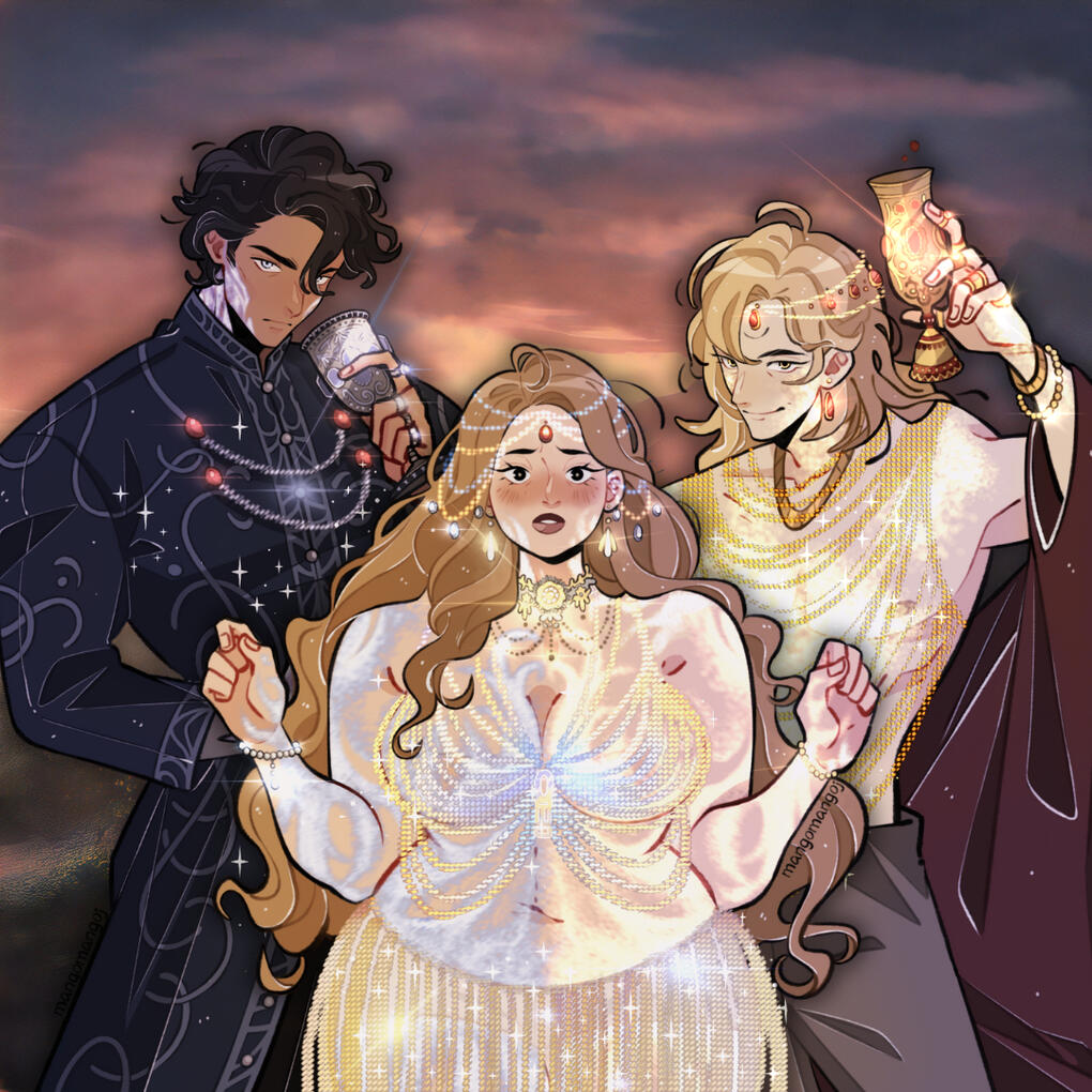 The Red Queen Revelry by @mangomangoj